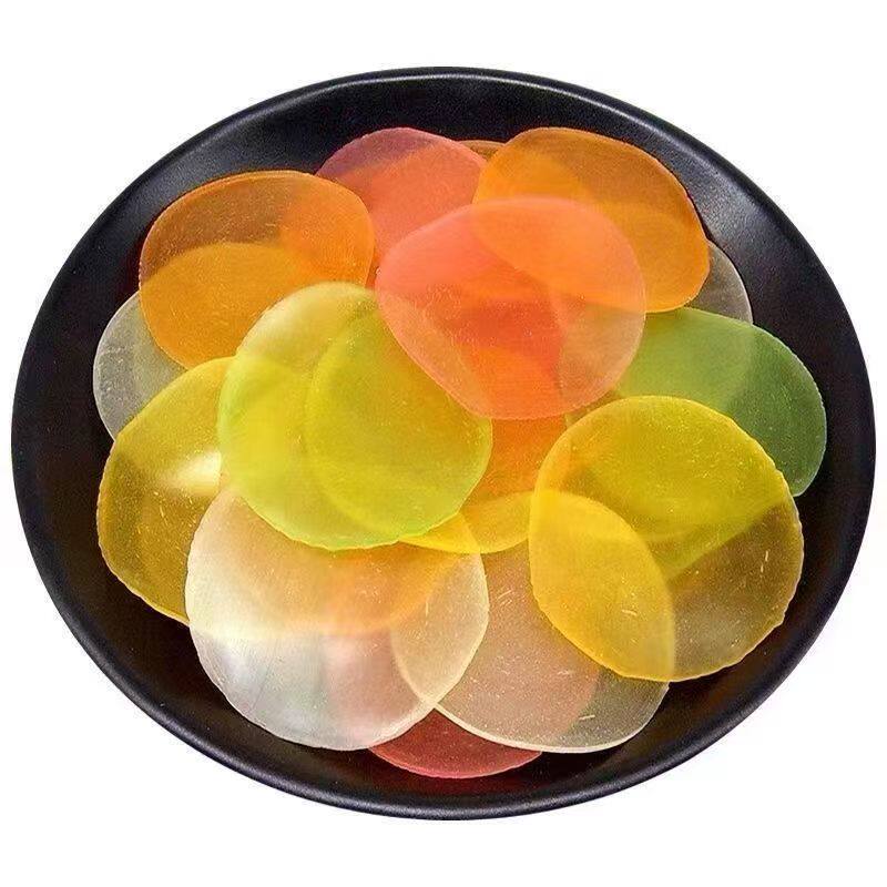 虾片自己炸无添加原味油炸彩色龙虾片怀旧8090后网红膨化休闲零食