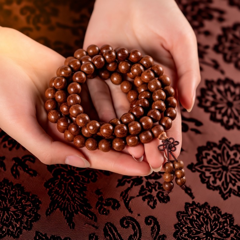 天然金丝檀木手串沉水老料佛珠文玩盘玩108颗手链男女檀香紫檀,饰品/流行首饰/时尚饰品新,小众木作,淘宝优惠券,粉丝福利购,淘宝优惠卷