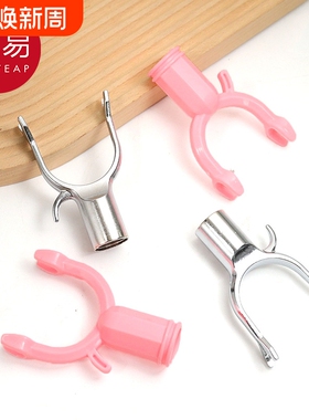 衣叉头A1pf0-晾衣杆衣叉头撑衣杆叉头配件家用晒衣叉挑衣杆工具