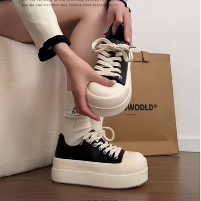 丑萌厚底面包鞋女|超6000次加购