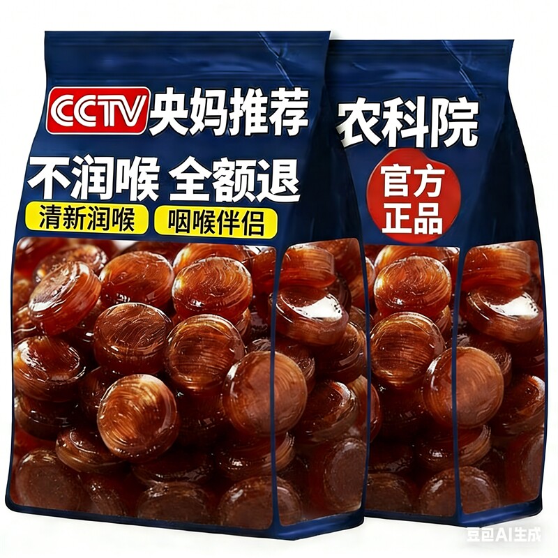 化橘红润喉糖润喉片清润含片痰咳颗粒的功效与作用正品官方旗舰店