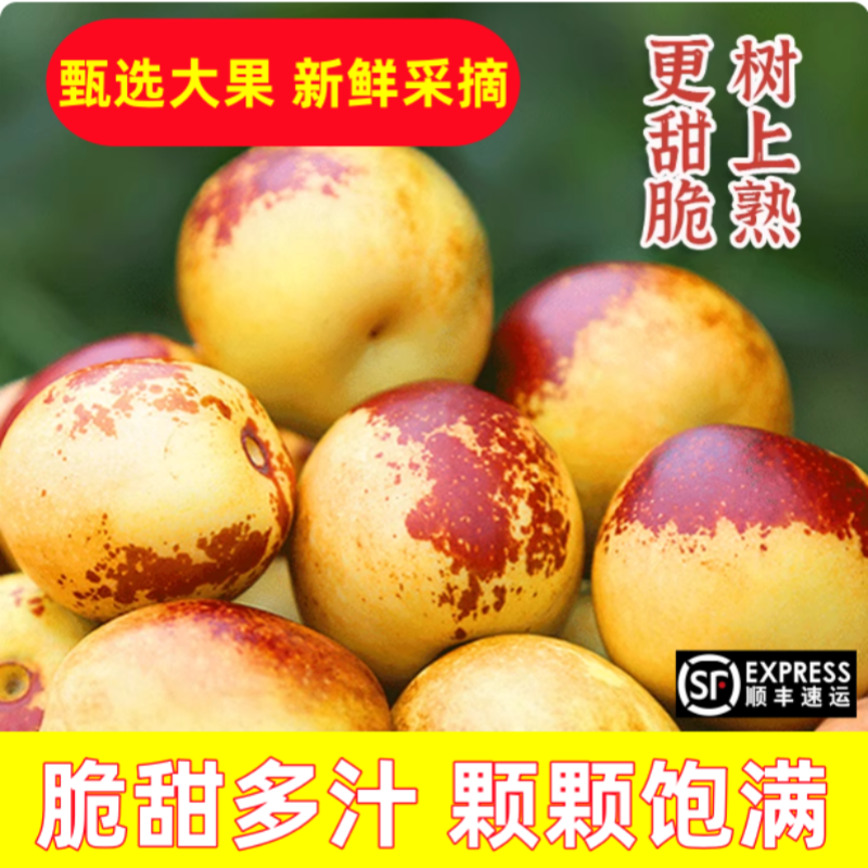 顺丰包邮正宗冬枣新鲜大果应季整箱枣子现摘脆枣冰糖大枣当季水果
