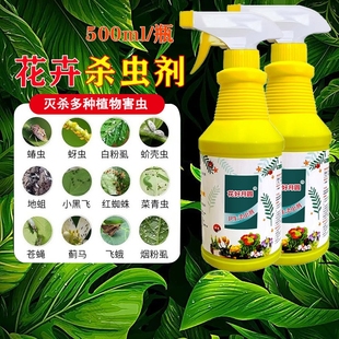 杀虫剂花卉植物通用绿植除虫剂多肉月季 花家用蚧壳虫红蜘蛛杀虫药