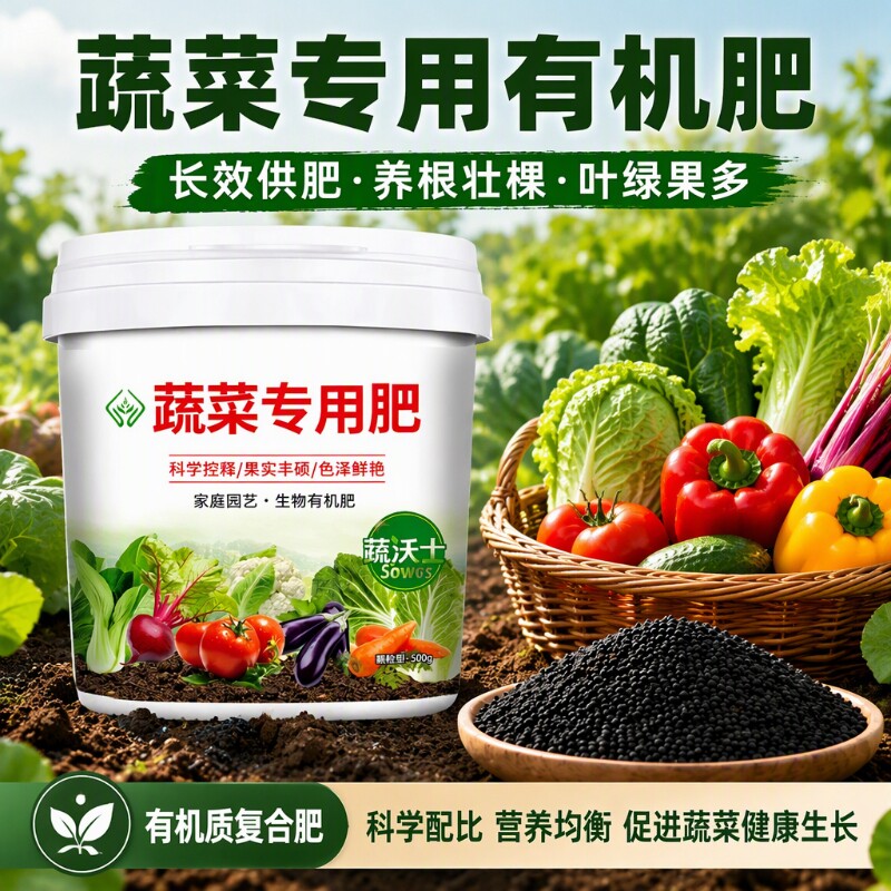 蔬菜专用肥有机质复合肥蔬菜农用种菜缓释氮磷钾果蔬通用型水溶肥