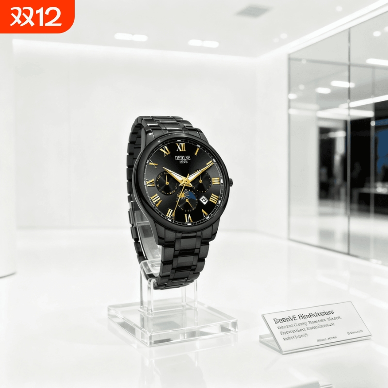 瑞士同款青少年初高中学生手表男款简约潮流全自动机械防水石英表