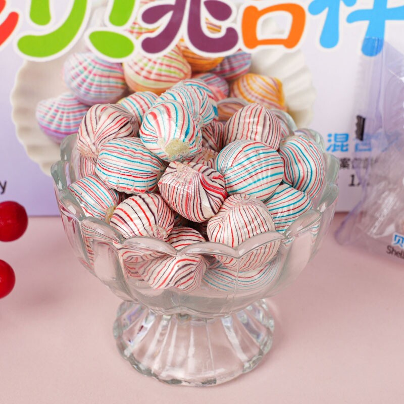 傻强贝壳酥花生糖珍贝兆吉祥休闲追剧办公童年儿童零食校园批发