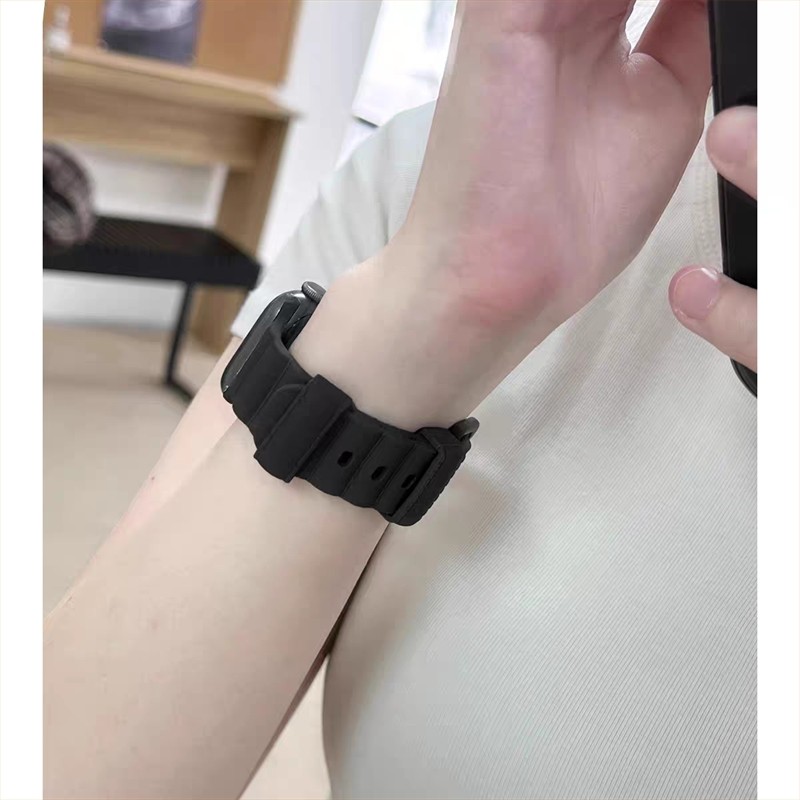适用苹果手表 泡泡硅胶iwatch表带applewatch7表带苹果手表表链