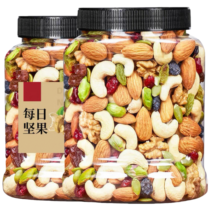 每日坚果8种混合250g*2罐起混合坚果干果孕妇儿童年货零食多规格