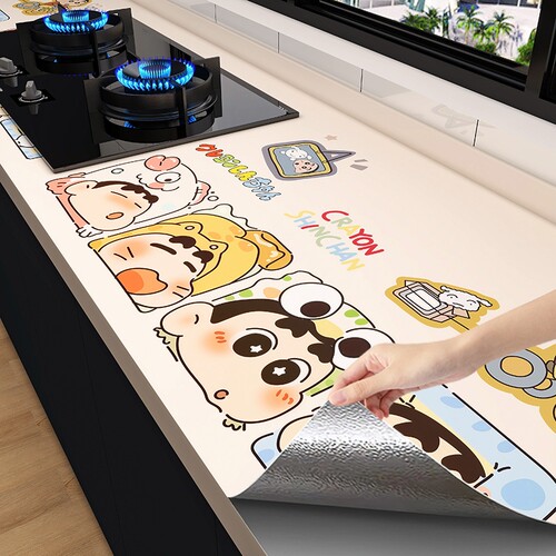 【阻燃铝箔底】厨房台面防油贴纸