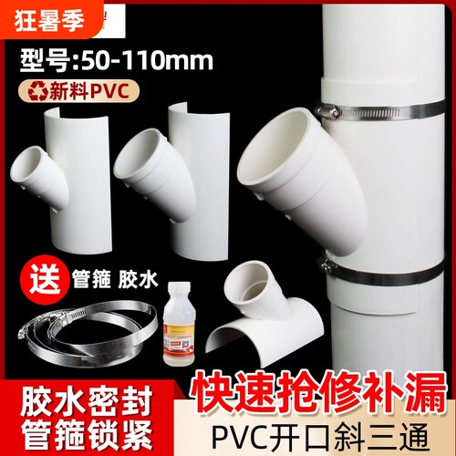 5075110开口斜三通抢修哈夫节
