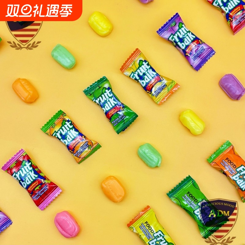 马来风味混合水果味软糖结婚喜糖糖果网红休闲零食散装瑞士糖
