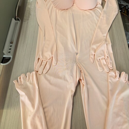 kig皮打底肉色带义乳紧身衣Zentai皮cosplay带脚趾锦纶入替肌