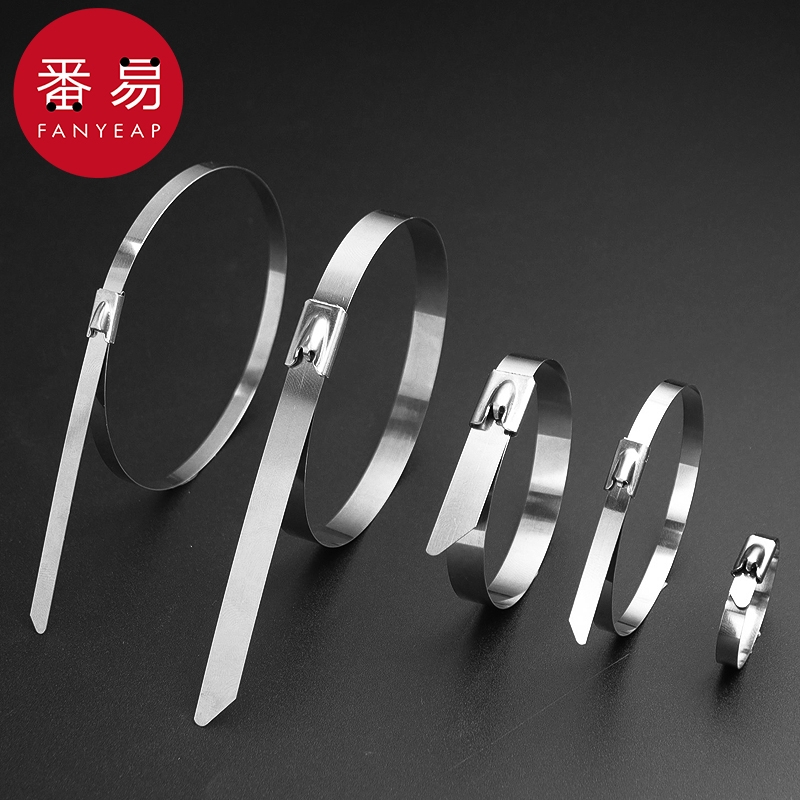 扎带/不锈钢A1PQ0-自锁式金属带户外耐用耐高温扎带不锈钢绑带