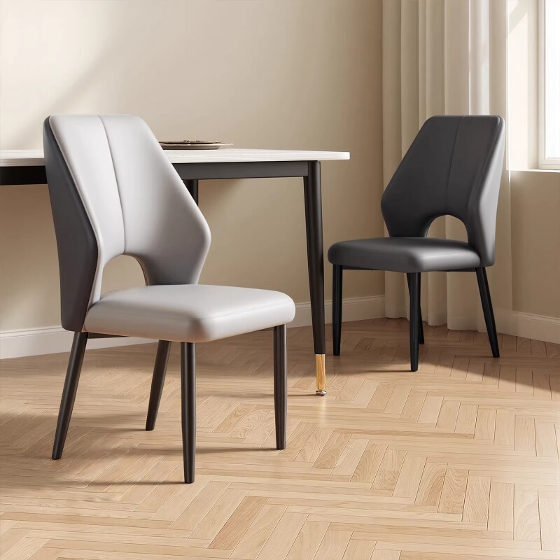 餐椅家用餐桌靠背椅子意式轻奢高级感酒店吃饭椅现代简约餐厅凳子