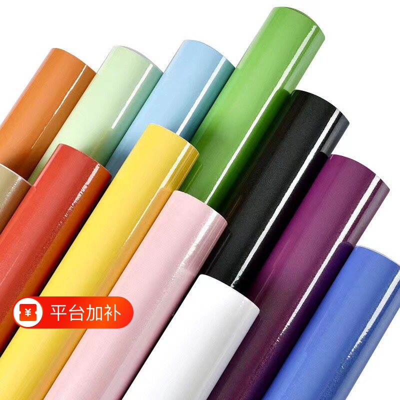 厨房橱柜翻新烤漆贴纸家具柜子柜门桌面贴膜防水墙纸防潮防油灶台