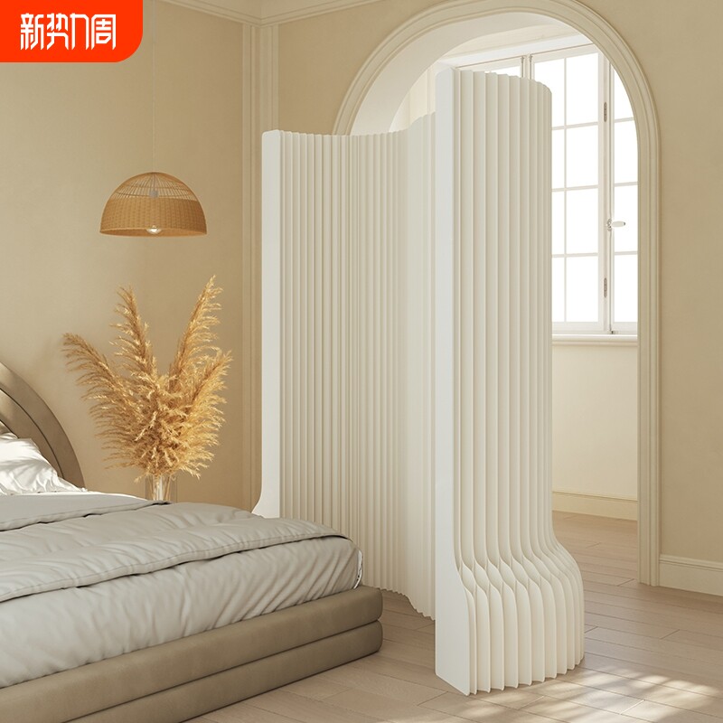 曲径屏风隔断客厅可折叠移动玄关现代简约门店遮挡展会通用