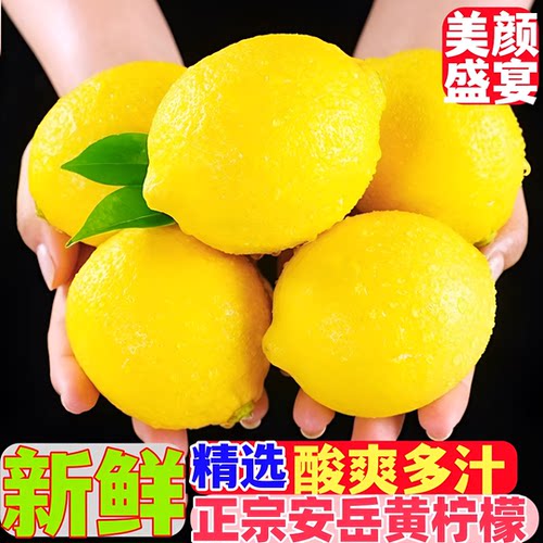 安岳柠檬当季新鲜水果整箱包邮