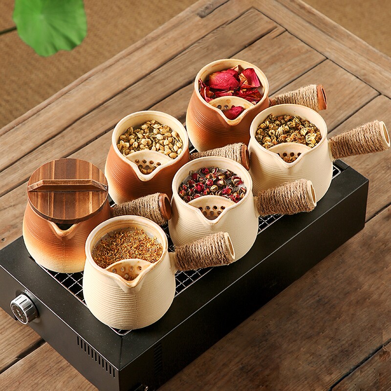 唐丰罐罐奶茶壶烤奶茶罐围炉煮茶专用茶壶陶壶罐罐茶烤火炉煮茶器