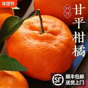 正宗四川甘平柑橘皇后特大果顺丰包邮礼盒柑平橘桔子新鲜纯甜现摘