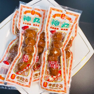 休闲零食儿时记忆小吃猪肉丸 温州特产真空包装 老李神丸22g 袋装