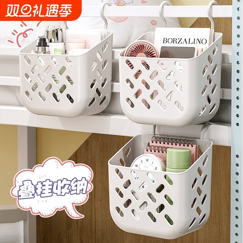 学生宿舍上铺床头收纳挂袋床边围栏放置物架婴儿床悬挂式挂兜卧室