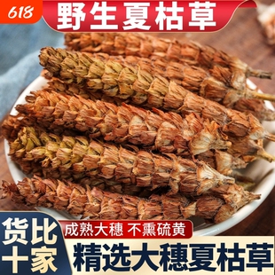 野生夏枯草中药材新鲜干货白毛夏枯草夏菇球大别山正品泡茶蒲公英