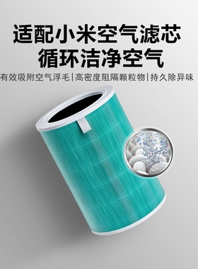 适配小米空气净化器滤芯4lite过滤网1代/2代/2S/3代/Pro H/4代Max