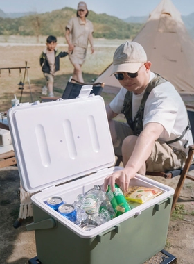 商用保温箱露营摆摊冷藏箱户外冰块冰激凌钓鱼冰桶商用保热保鲜