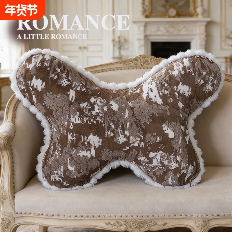 法式复古蝴蝶抱枕椅子高级感飘窗卧室靠枕客厅沙发装饰靠垫可拆洗