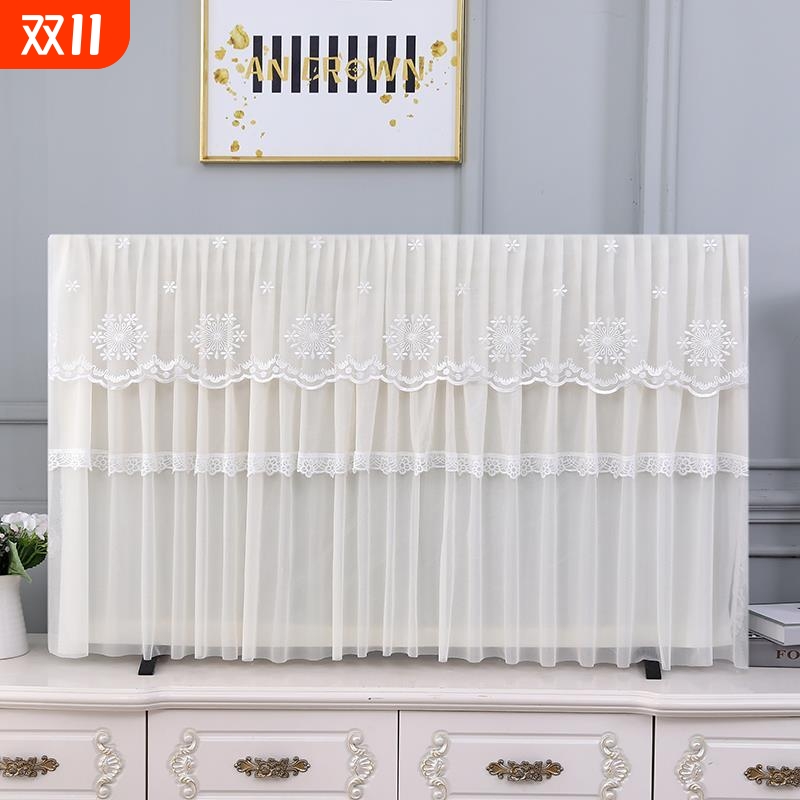 2025年新款轻奢电视机防尘罩套65寸75寸85电视布罩开机不取遮盖布