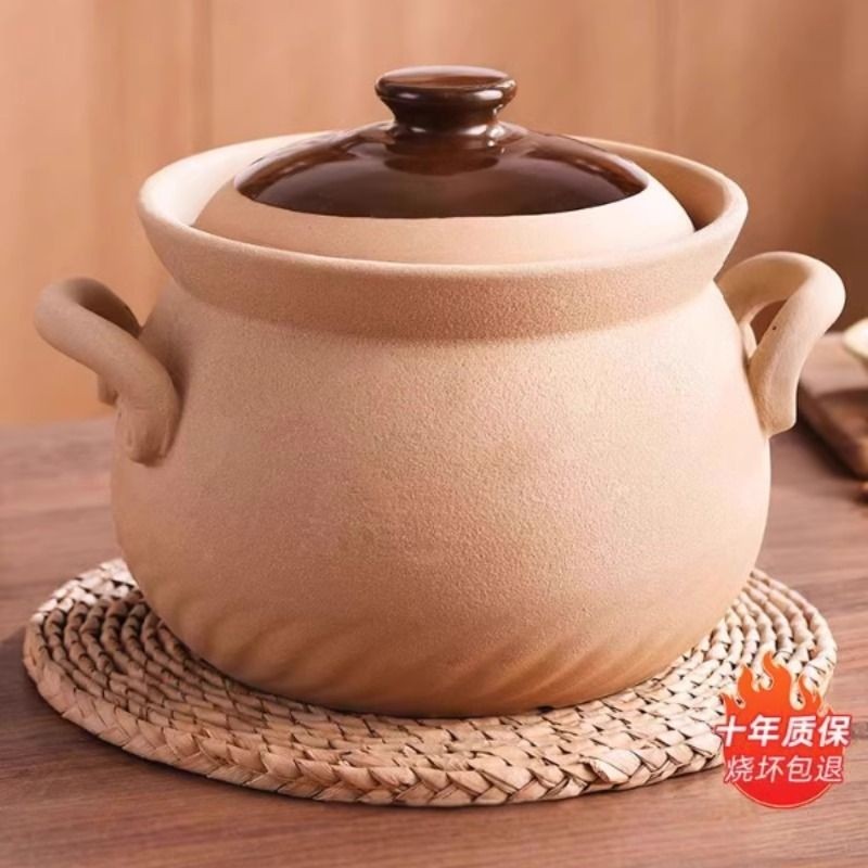 小砂锅一人份迷你老式土煲家用燃气灶陶瓷沙锅耐高温干烧不裂碳炉