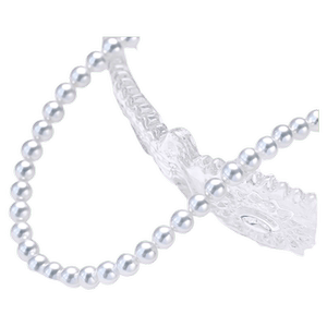 特选4-4.5mm小米珠纯珍珠项链白正圆极光18k金媲美海水假一赔十