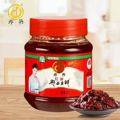 丹丹500g红油郫县豆瓣酱工厂直发