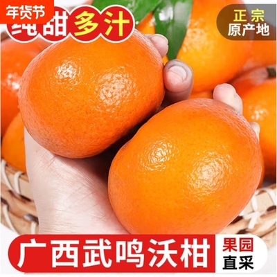 广西沃柑10斤水果柑橘新鲜大果桔子橘子当季砂糖皇帝蜜柑整箱包邮