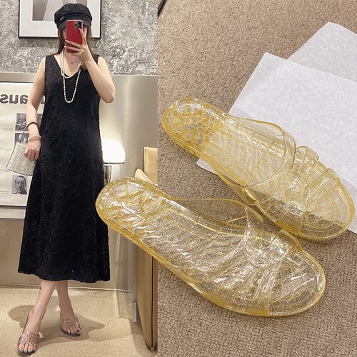 透明防滑女士凉拖|超1.3万次加购