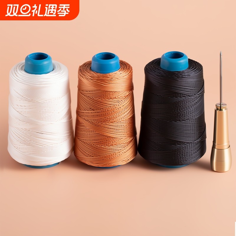 尼龙加粗线补鞋线高强度风筝轮胎线施工线锥子针缝鞋修鞋工具缝补