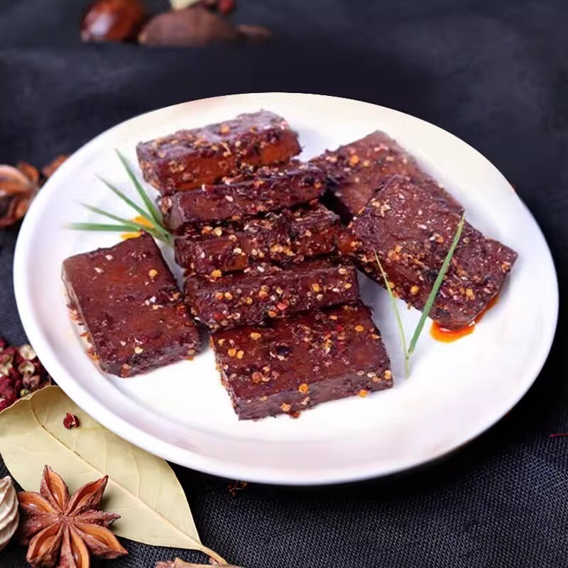 重庆武隆特产羊角豆腐干麻辣五香即食袋装解馋零食豆干辣味