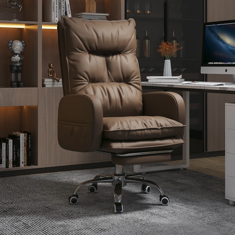 办公椅舒适久坐可躺电脑椅家用宿舍座电竞懒人沙发椅子皮质老板椅,住宅家具,电脑椅,淘宝优惠券,粉丝福利购,淘宝优惠卷