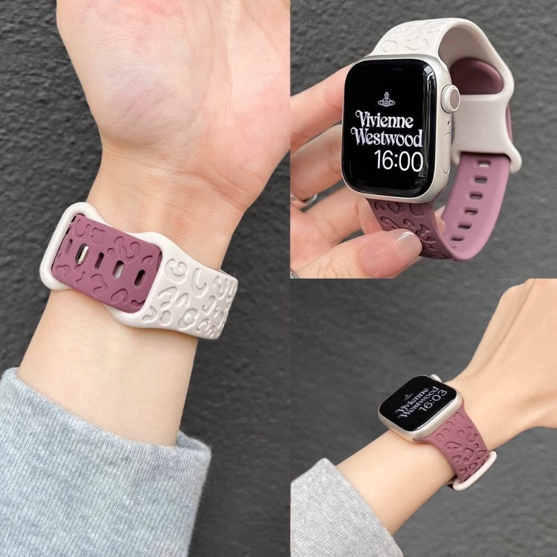 适用于华为fit3手表表带fit4Pro猫爪纹硅胶腕带新款华为智能运动手环watchfit4/3代高级感fit2男女替换带夏季