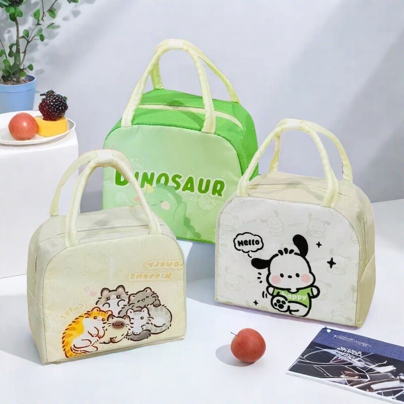 帕恰狗保温手提袋饭盒袋手提便当包上班带饭便携铝箔加厚学生装饭