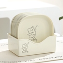 吐骨碟家用骨碟骨头碟放餐桌水果盘吐骨头盘小盘子垃圾盘食品级