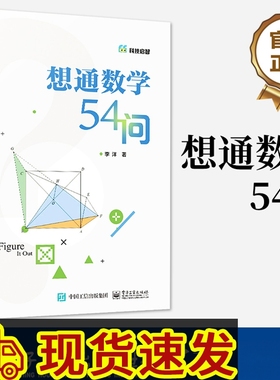 想通数学54问初中通用二进制数怎么转换方程函数图形教程书籍青少年思维训练计算技巧解题方法与几何