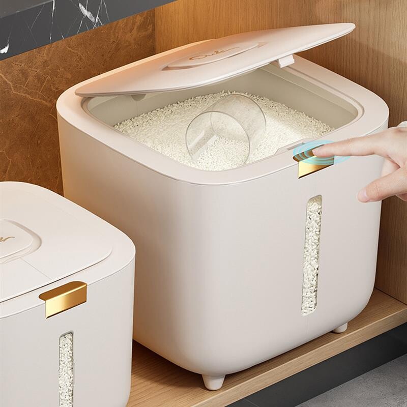 米桶防虫防潮密封家用粮米缸食品级大米收纳盒面粉储存罐米面粮食