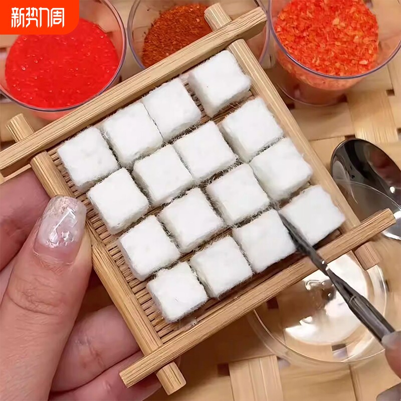 霉豆腐玩具套装diy自制手工2026火爆儿童互动游戏网红仿真毛豆腐