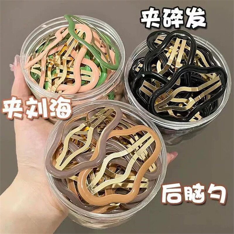 云朵状镂空发夹丨碎发整理神器图片