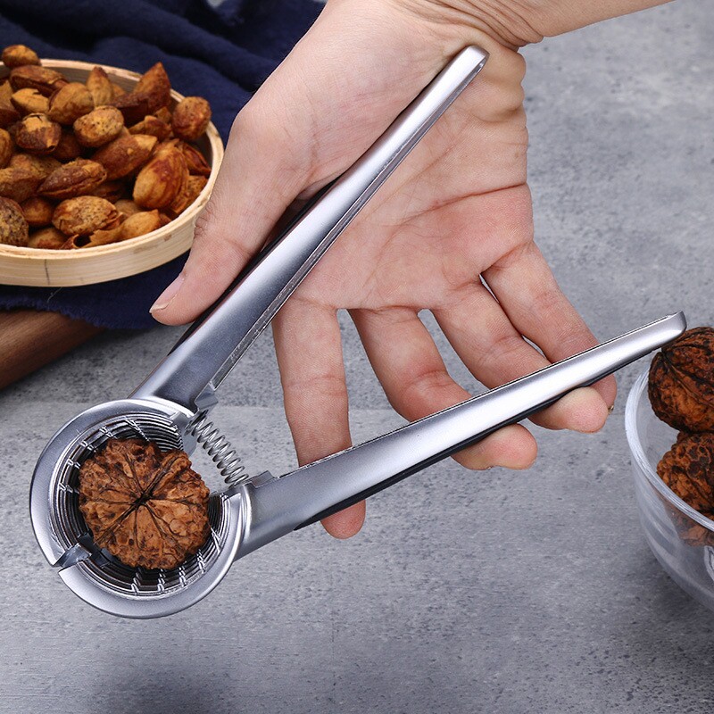 锌合金钳子坚果山核桃夹子漏斗创意开核桃整粒剥壳器工具加厚