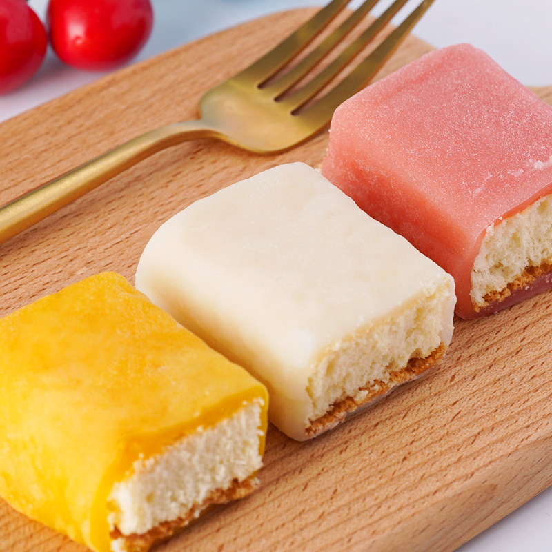 网红冰皮蛋糕多口味早餐代餐办公室零食面包软糯休闲零食品糕点