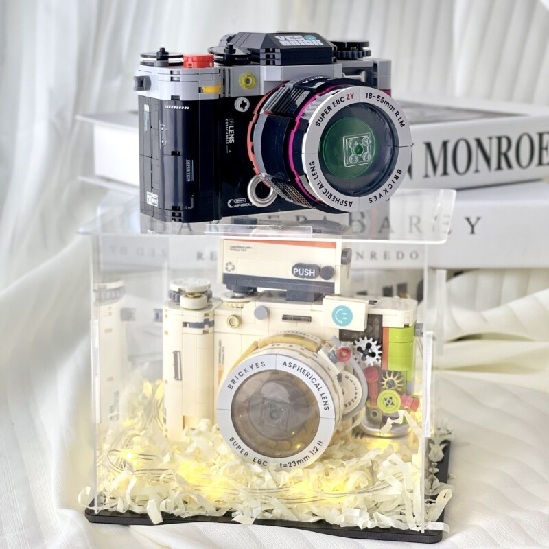 2026新款兼容乐高复古单反照相机积木模型拼装玩具女孩子系列礼物