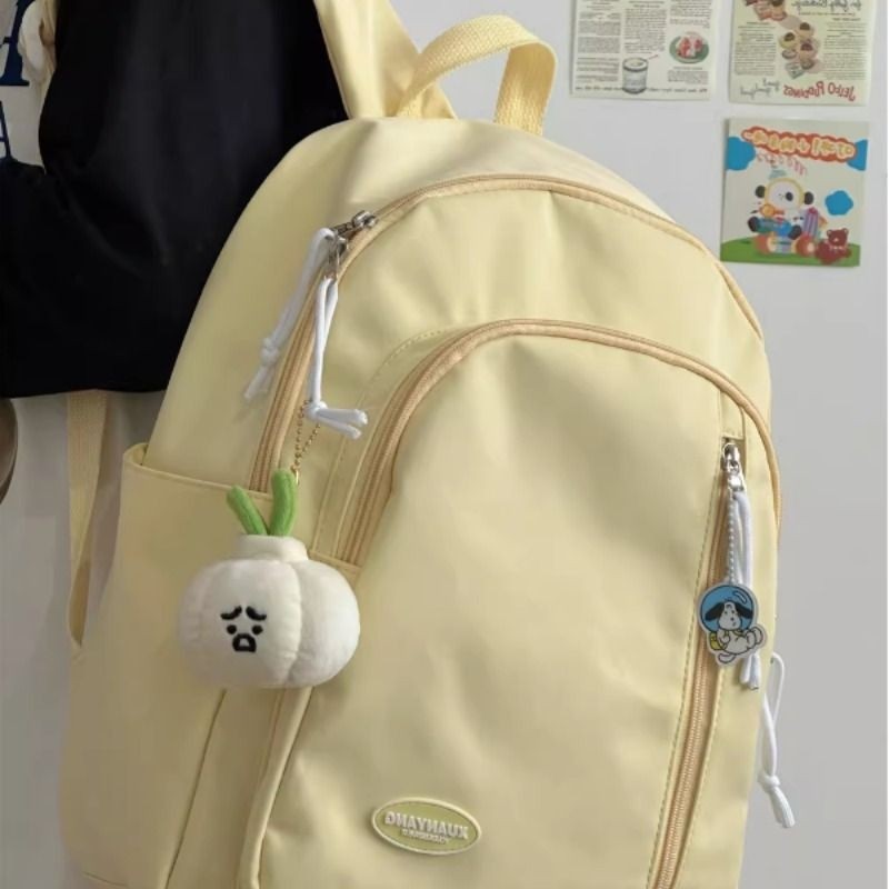 茶话会书包女日系少女学院风高中生大学生背包简约休闲百搭双肩包