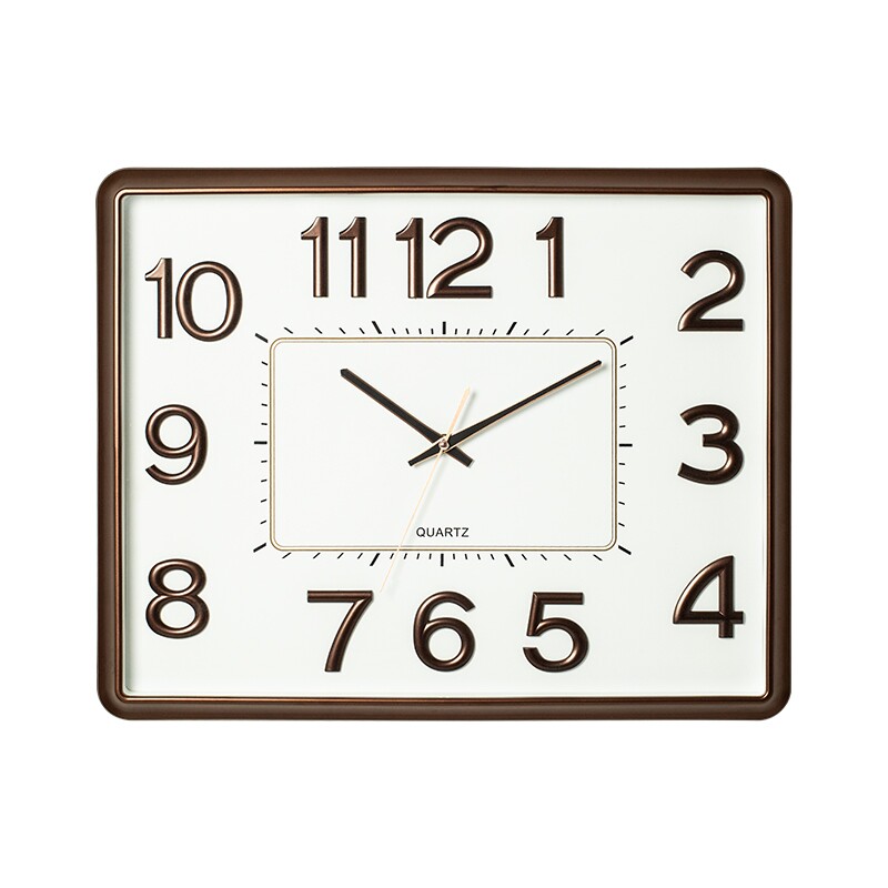 天极星方形立体数字时钟大气挂表挂钟客厅简约石英钟创意静音钟表